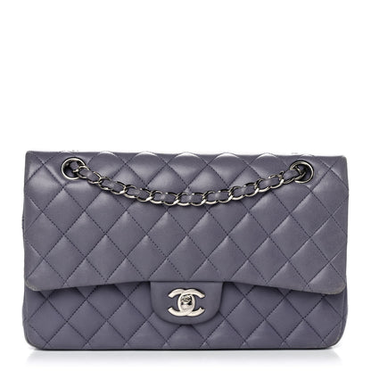 Chanel Lambskin Medium Double Flap Lavender 1 of 14