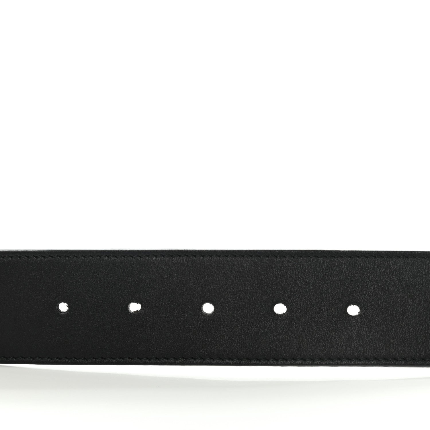 Gucci Moon Calfskin Pearl Double G 40mm Belt 100 40 Black Cream 3 of 7