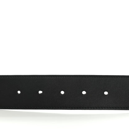Gucci Moon Calfskin Pearl Double G 40mm Belt 100 40 Black Cream 3 of 7