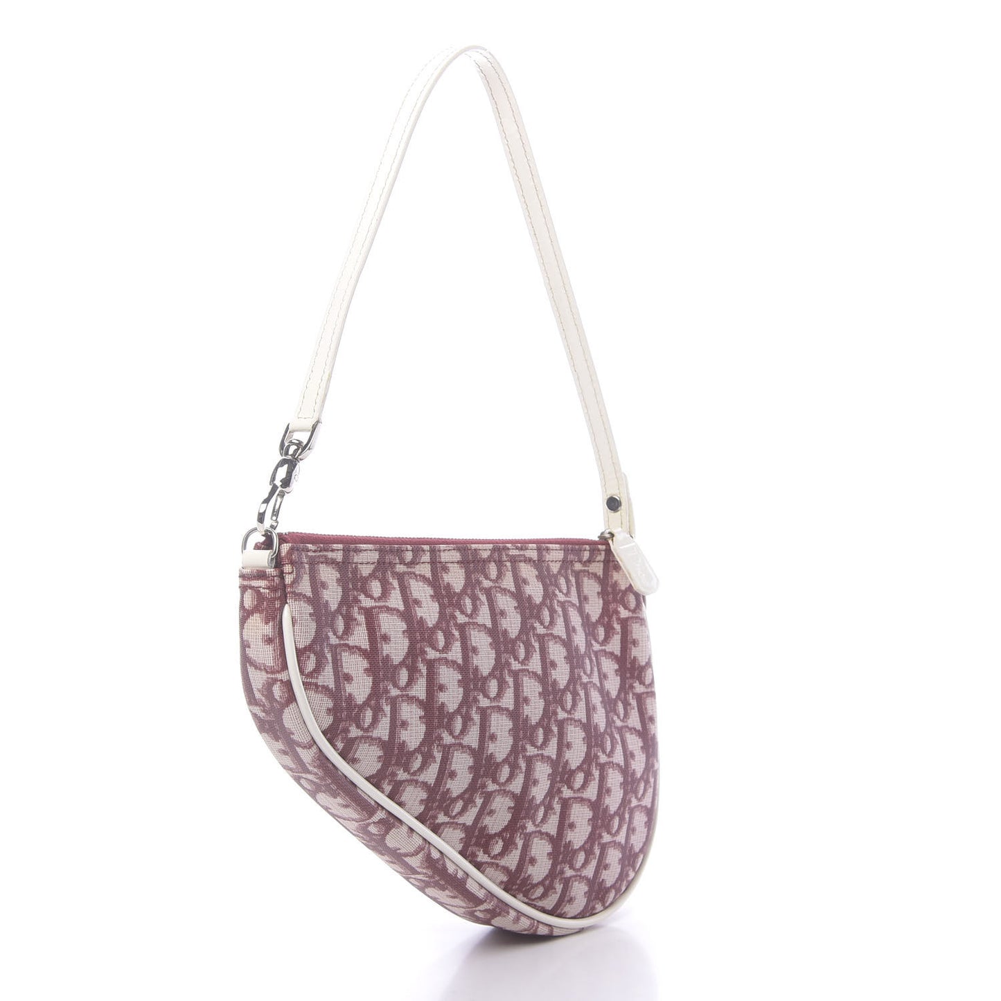 Monogram Mini Saddle Pochette Burgundy
