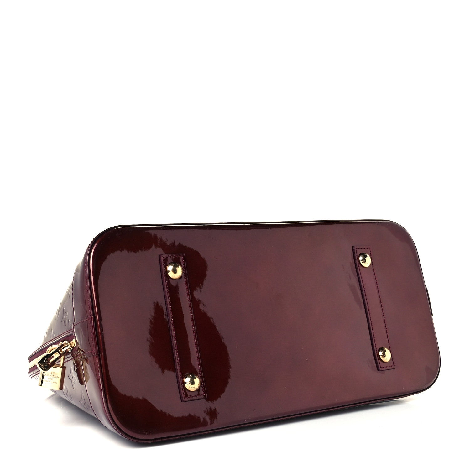 Louis Vuitton Vernis Alma MM Rouge Fauviste 4 of 12