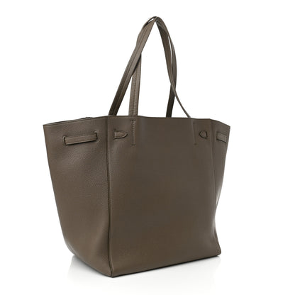 Celine Soft Grained Calfskin Small Belt Cabas Phantom Taupe 3 of 10