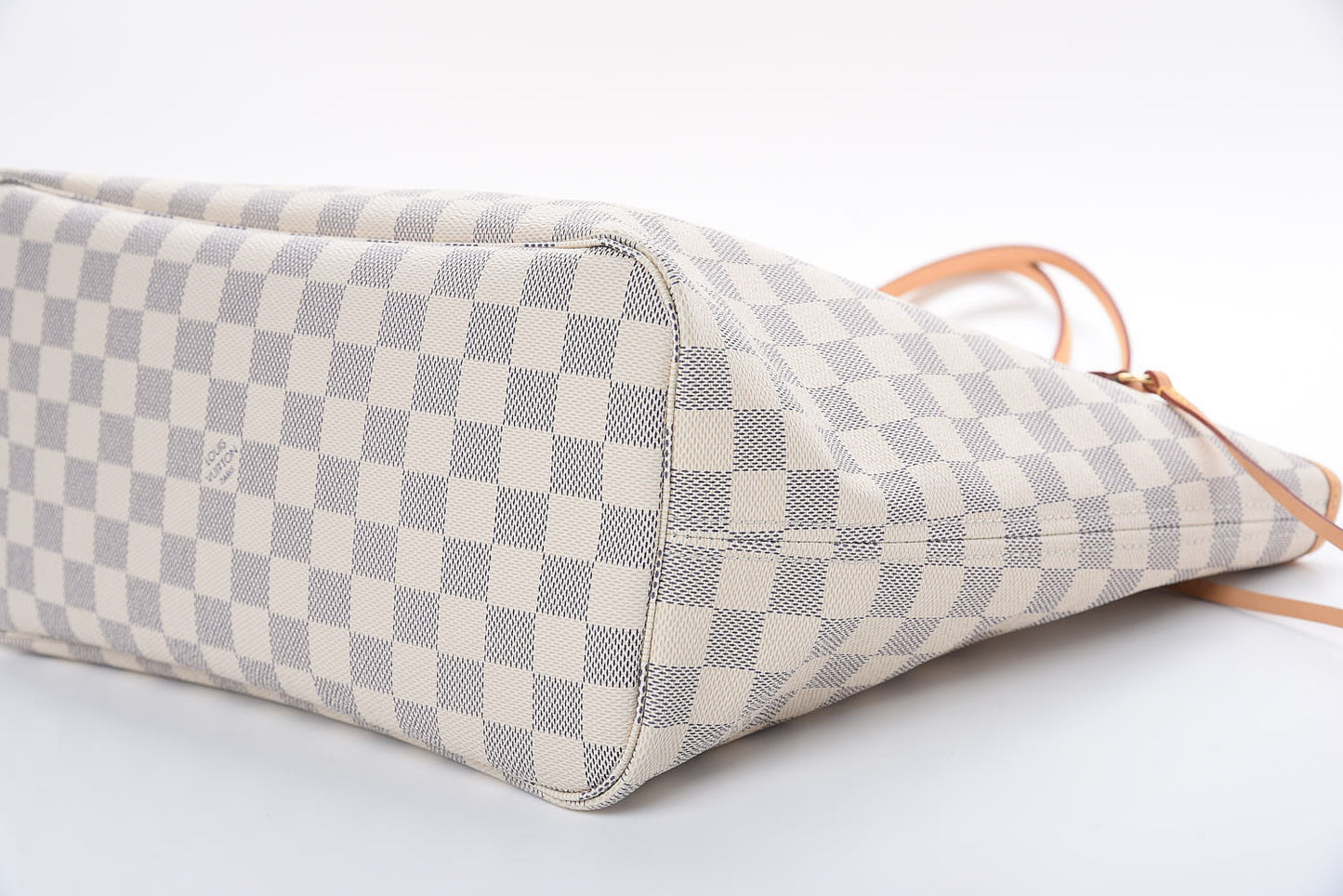Damier Azur Neo Neverfull MM Rose Ballerine