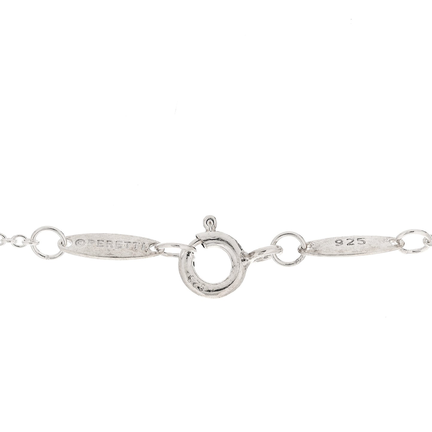 Sterling Silver Small Elsa Peretti Bottle Pendant Necklace