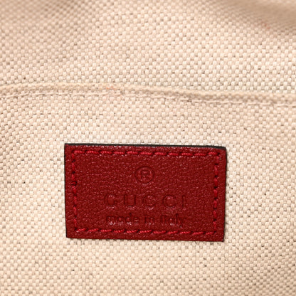 Gucci Sakai Be Green Calfskin Diagonal Stitched Small Blondie Shoulder Bag Rosso 6 of 10