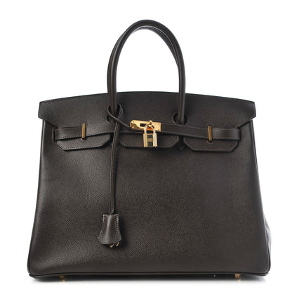 Hermes Courchevel Birkin 35 Chocolate 1 of 33