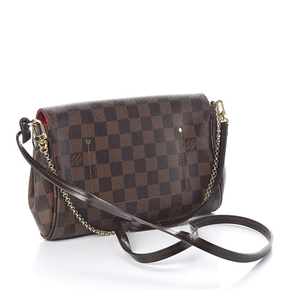 Louis Vuitton Damier Ebene Favorite MM 3 of 9