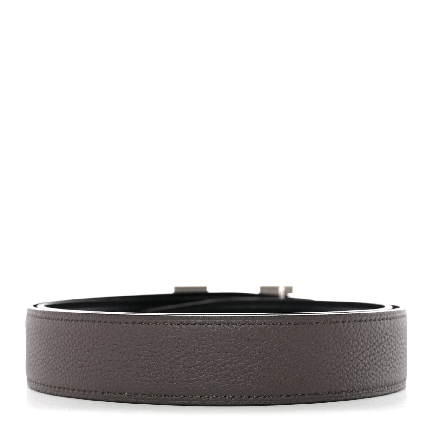 Box Togo 32mm Guilloche H Belt 85 34 Black Etain