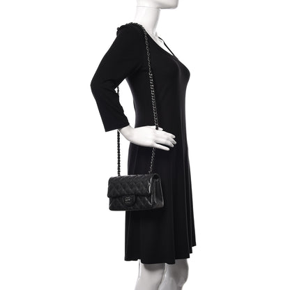 Chanel Iridescent Caviar Quilted Mini Rectangular Flap Black 2 of 10