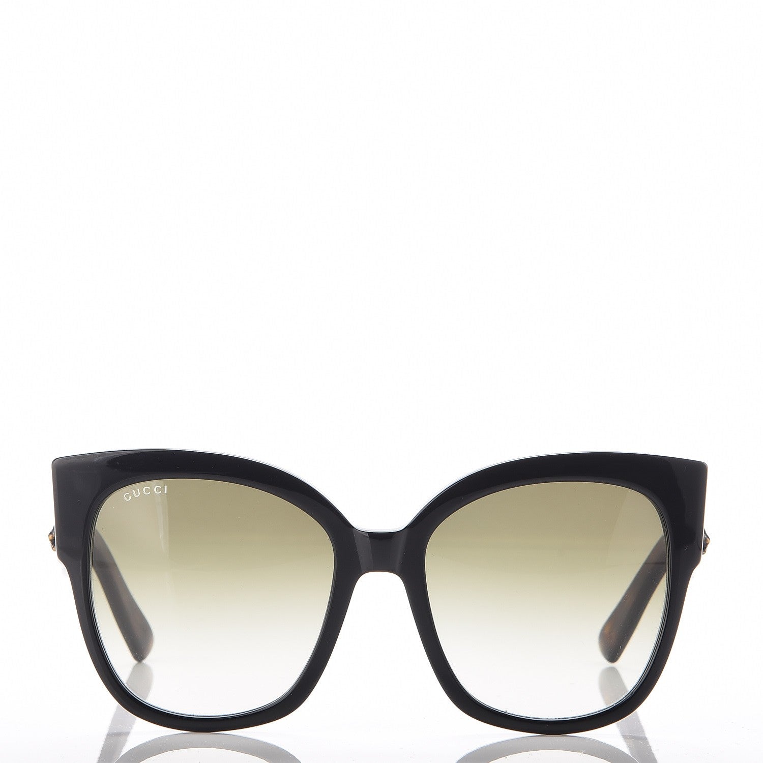 Gucci Square Frame Web Sunglasses GG0059S Black 2 of 9