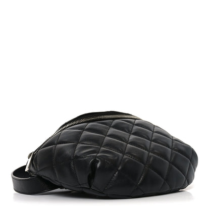 Chanel Calfskin Quilted Waist Belt Bag Black 3 of 10