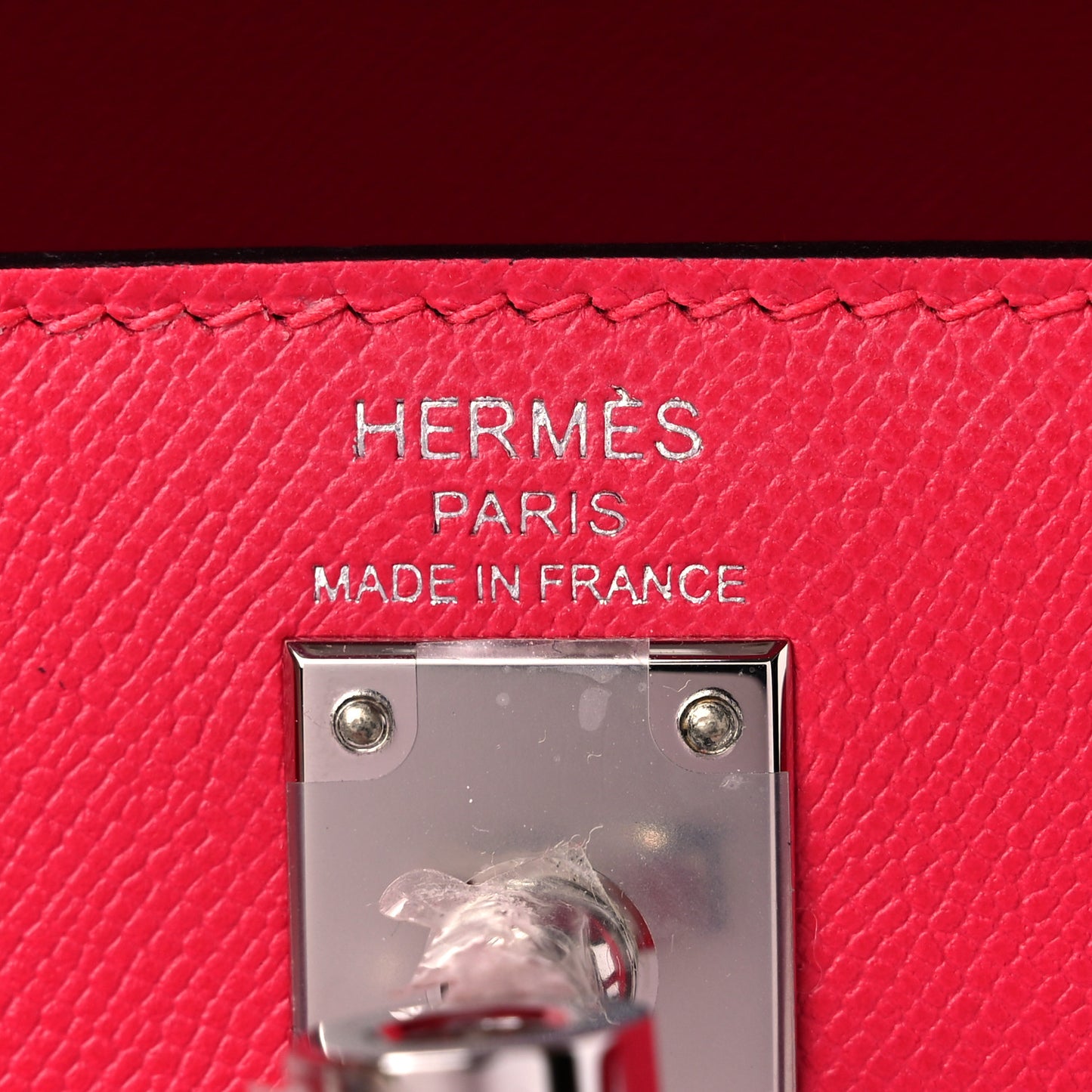Madame Calfskin Verso Kelly Sellier 25 Rose Extreme Rouge Piment