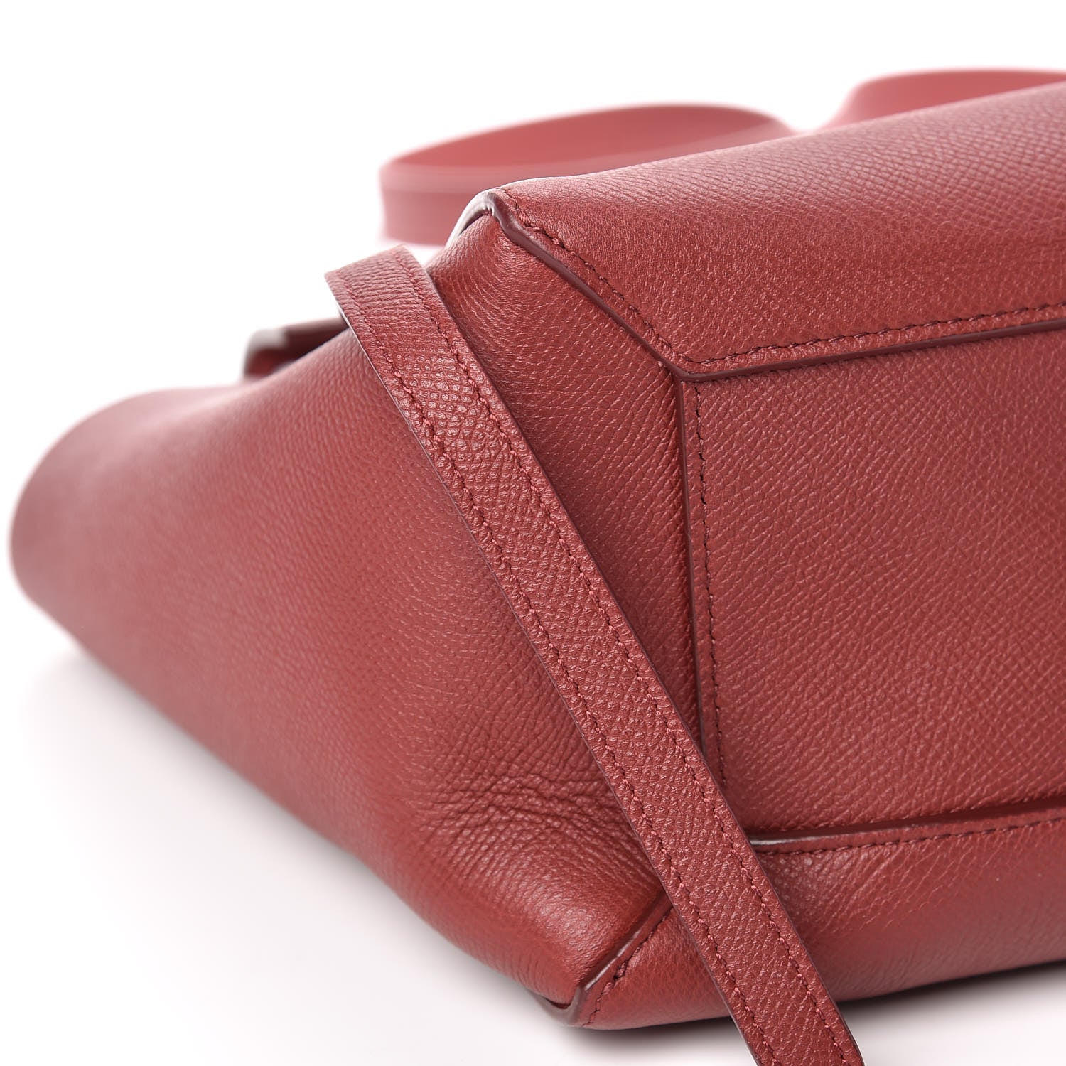 Celine Grained Calfskin Micro Belt Bag Light Burgundy 6 of 9