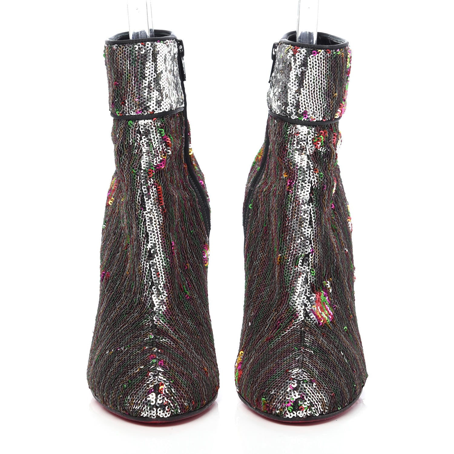 Christian Louboutin Paillettes Moulamax 100 Booties 39 Multicolor 2 of 9