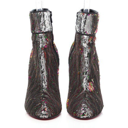 Christian Louboutin Paillettes Moulamax 100 Booties 39 Multicolor 2 of 9