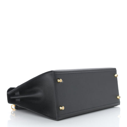 Hermes Epsom Kelly Sellier 28 Black 4 of 15