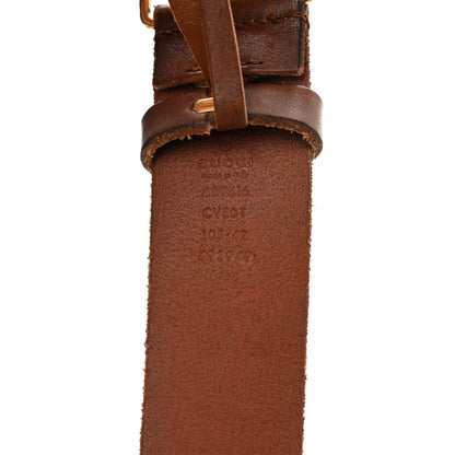 Gucci Faded Calfskin Double G 40mm Belt 105 42 Cuir 3 of 5