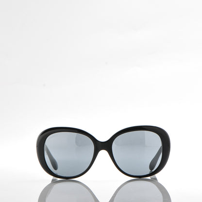Chanel Signature Oval Sunglasses 5312 Black 2 of 8