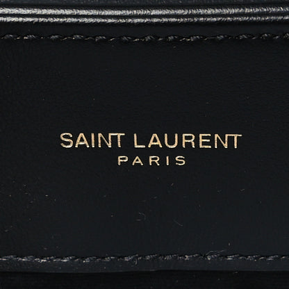 Saint Laurent Calfskin Y Quilted Monogram Medium Loulou Chain Satchel Black 6 of 9
