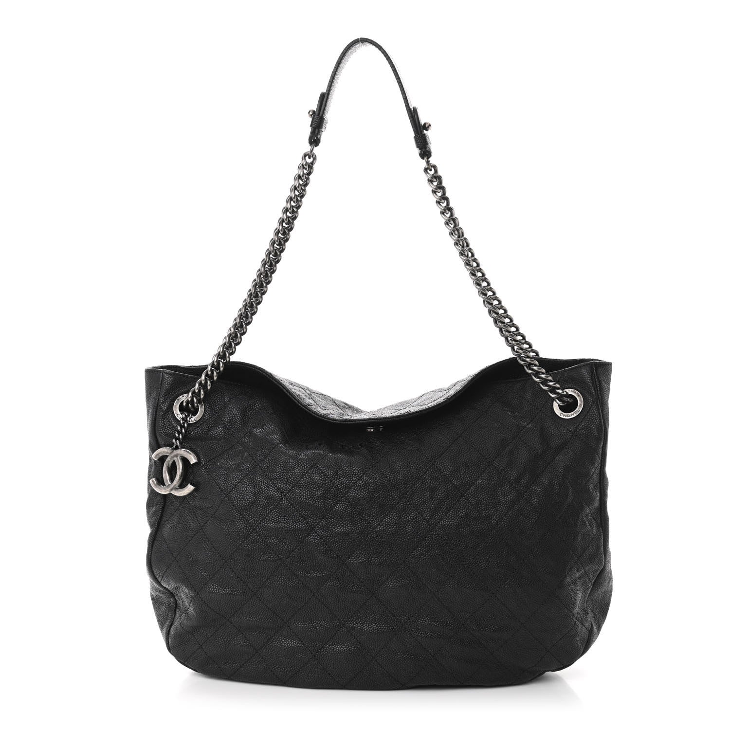 Chanel Caviar Quilted Simply CC Hobo Black 1 of 10