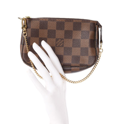Louis Vuitton Damier Ebene Mini Pochette Accessories 2 of 8