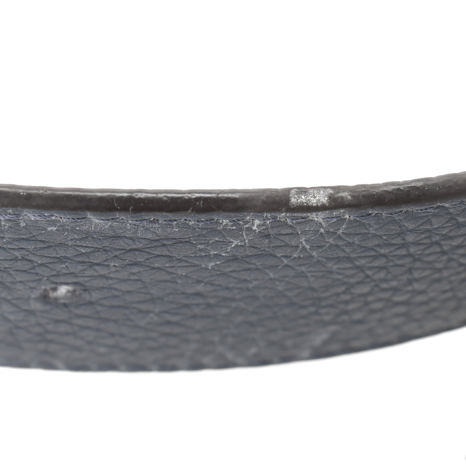 Louis Vuitton Taurillon Calfskin 40mm LV Tilt Reversible Belt 90 36 Navy Cognac 10 of 10