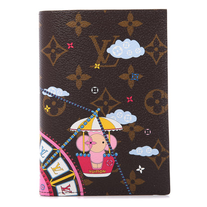 Louis Vuitton Monogram 2020 Christmas Animation Big Wheel Passport Cover Rose Ballerine 1 of 8