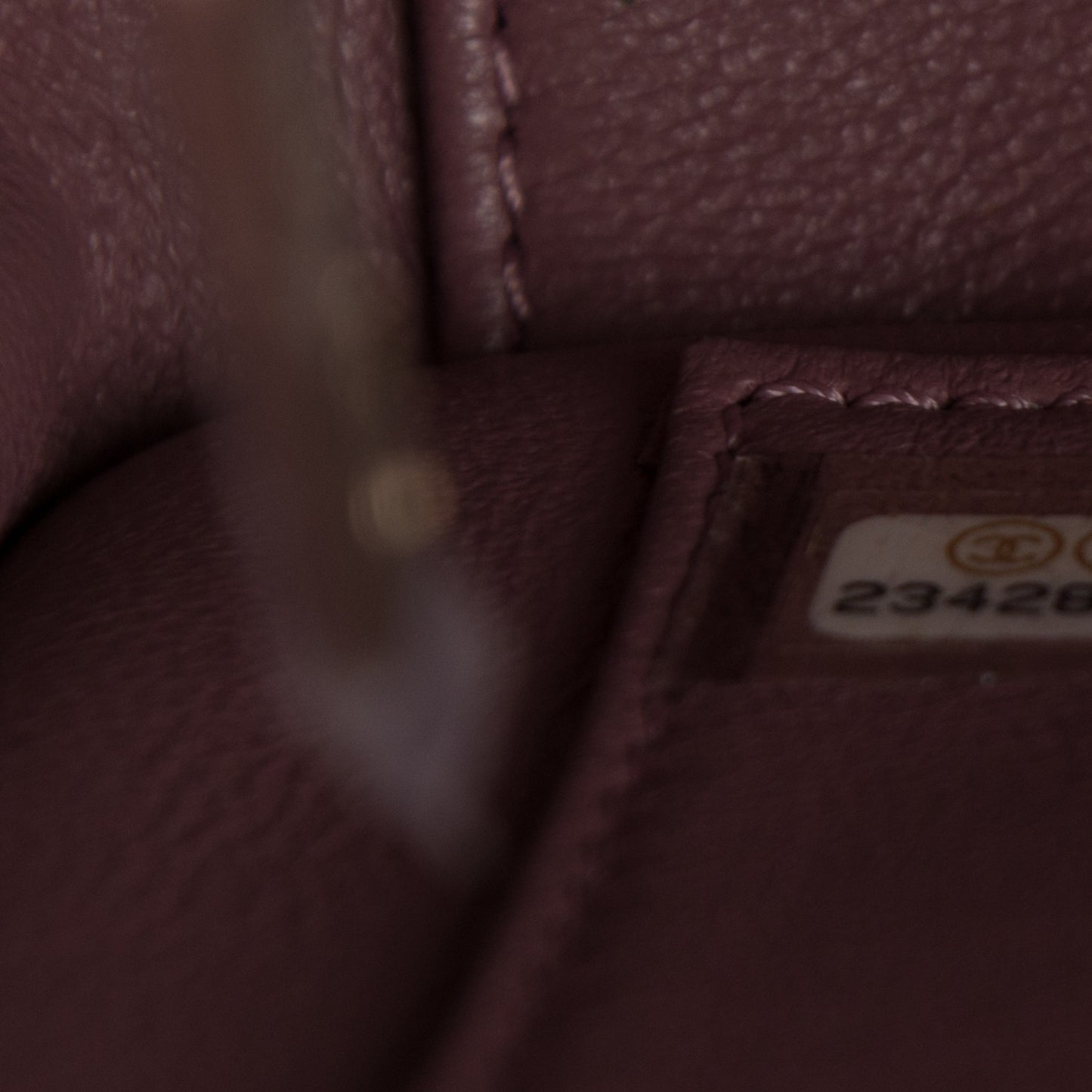 Caviar Quilted Small Business Affinity Flap Dark Pink