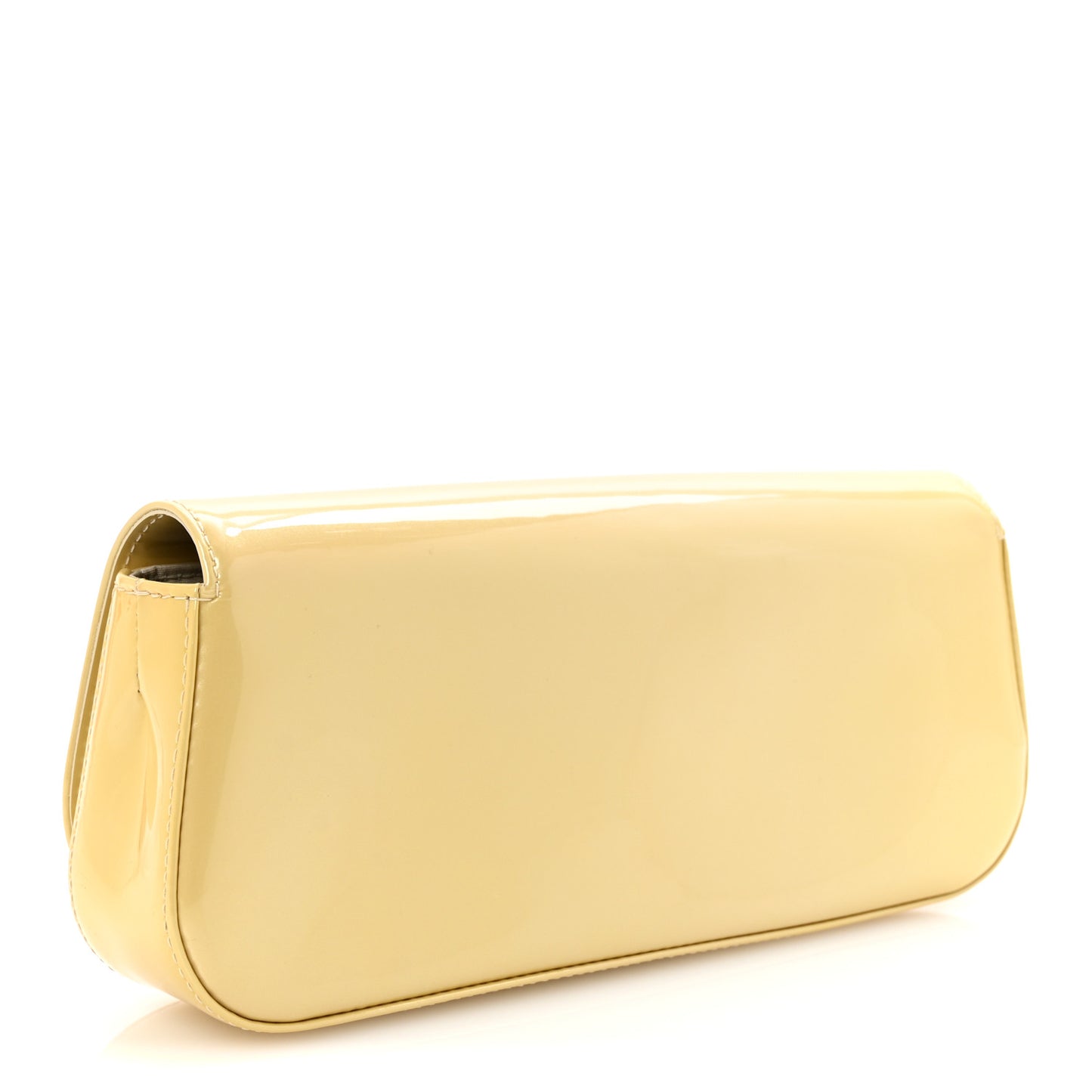Patent Sobe Clutch Blanc Corail
