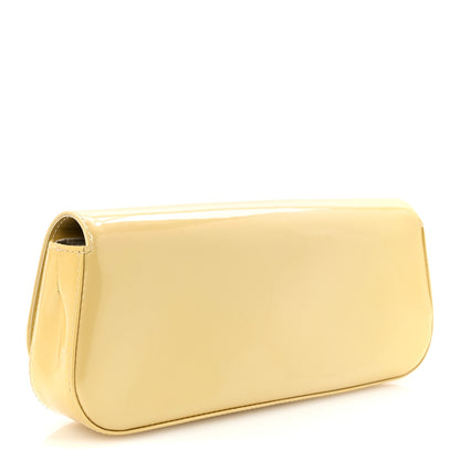 Louis Vuitton Patent Sobe Clutch Blanc Corail 3 of 6