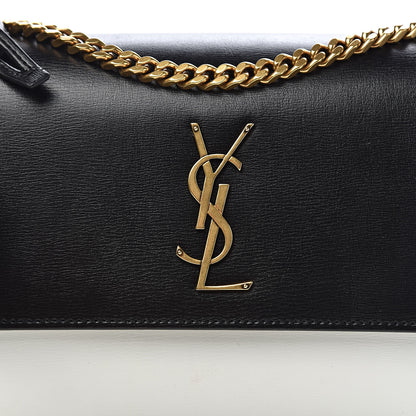 Saint Laurent Calfskin Bi-Color Medium Monogram Sunset Black Pearl White 12 of 13