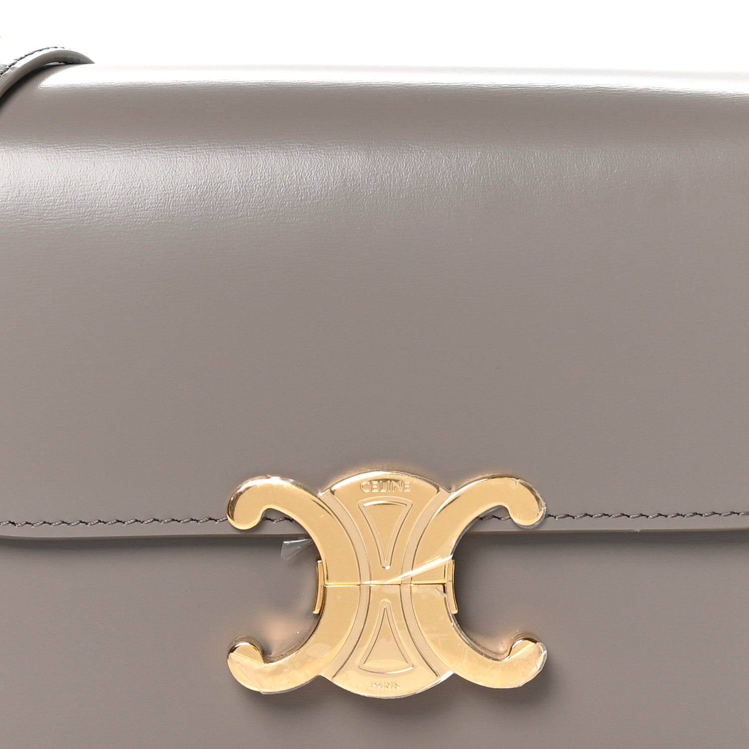 Celine Shiny Calfskin Teen Triomphe Pebble 9 of 11