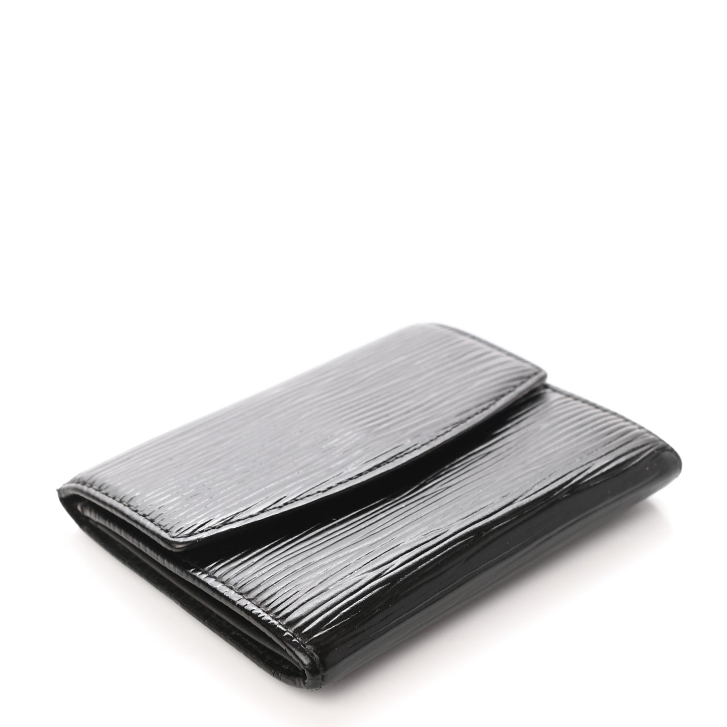 Epi Porte-Monnaie Simple Coin Purse Black