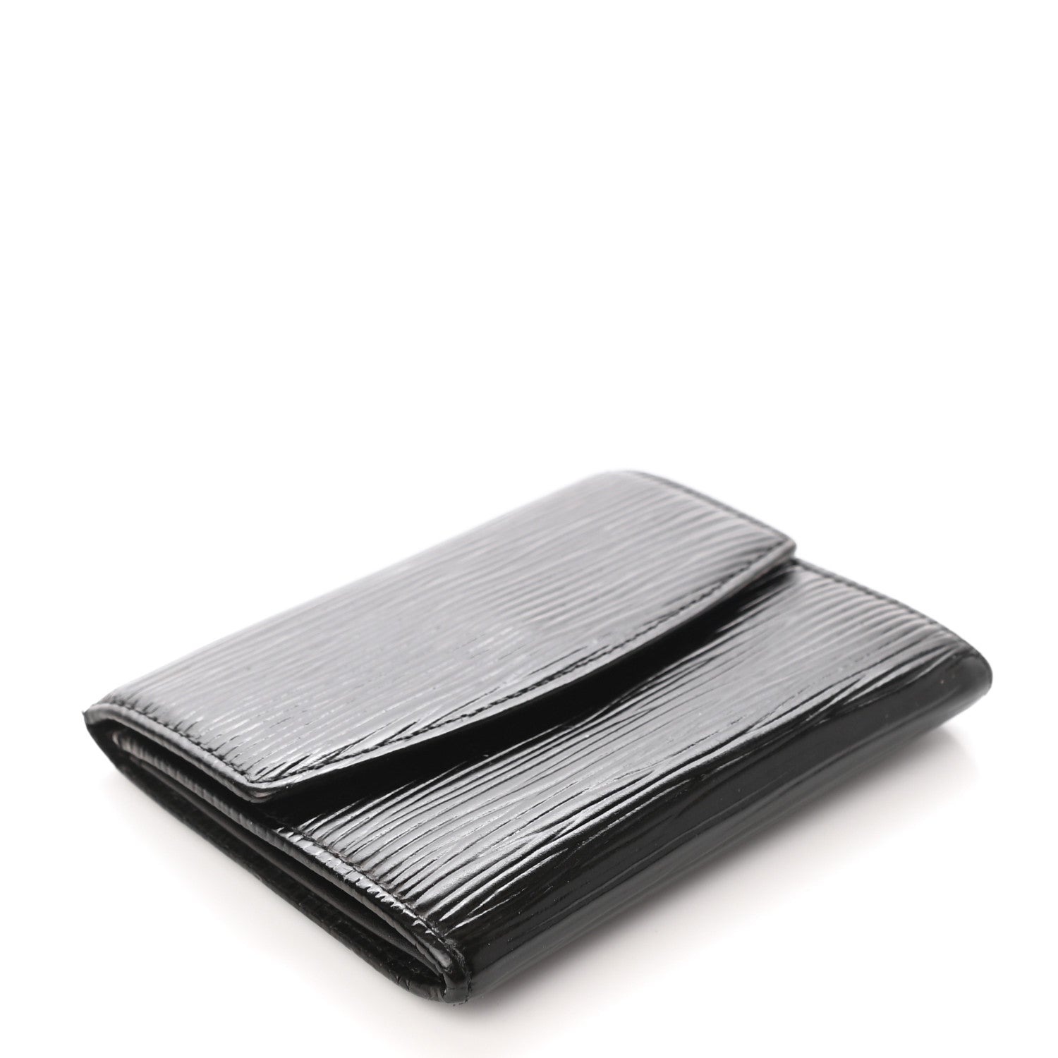 Louis Vuitton Epi Porte-Monnaie Simple Coin Purse Black 4 of 6
