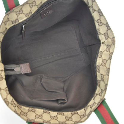Gucci GG Monogram Small Web Handle Bucket Tote 9 of 9