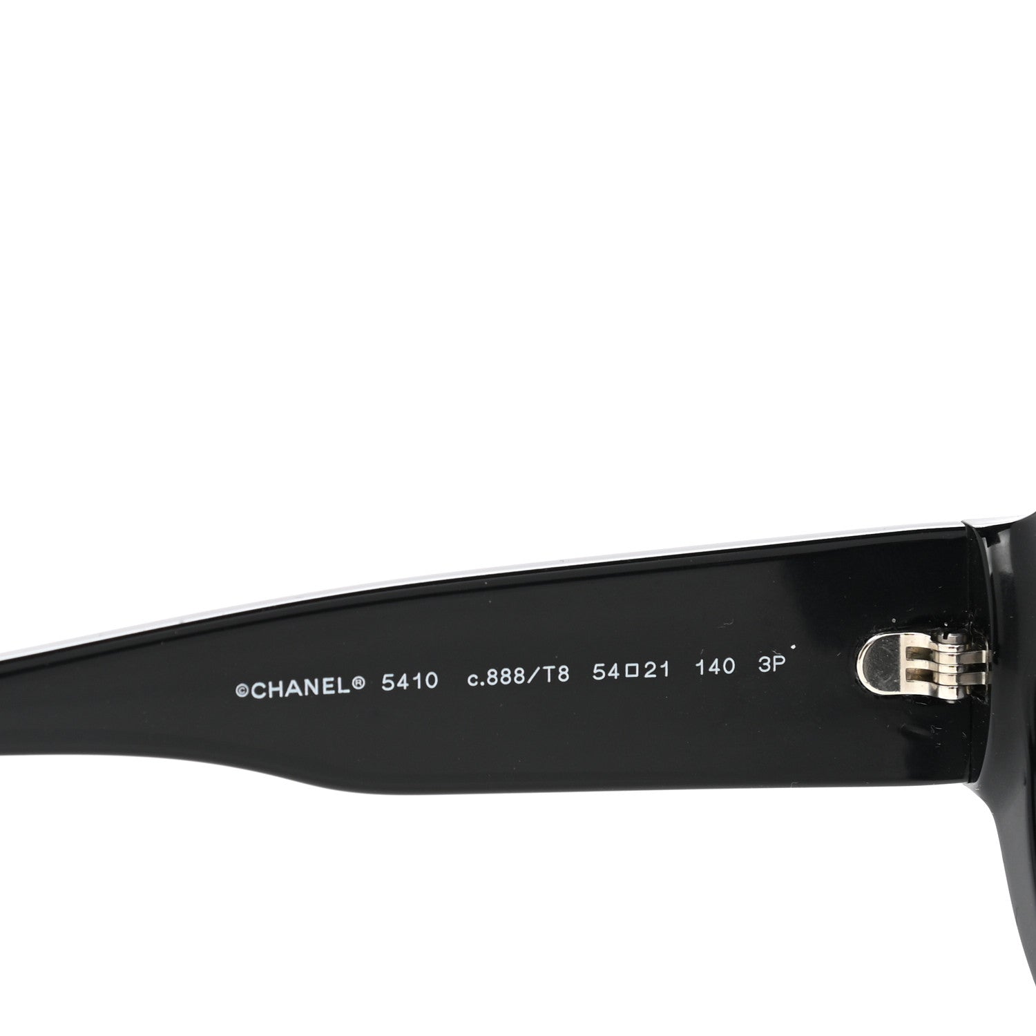 Chanel Acetate Polarized Round Sunglasses 5410 Black 6 of 10