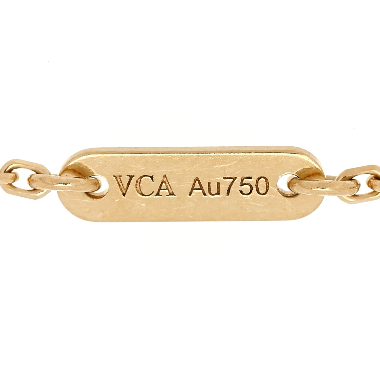Van Cleef & Arpels 18K Yellow Gold Mother of Pearl Sweet Alhambra Bracelet 4 of 6