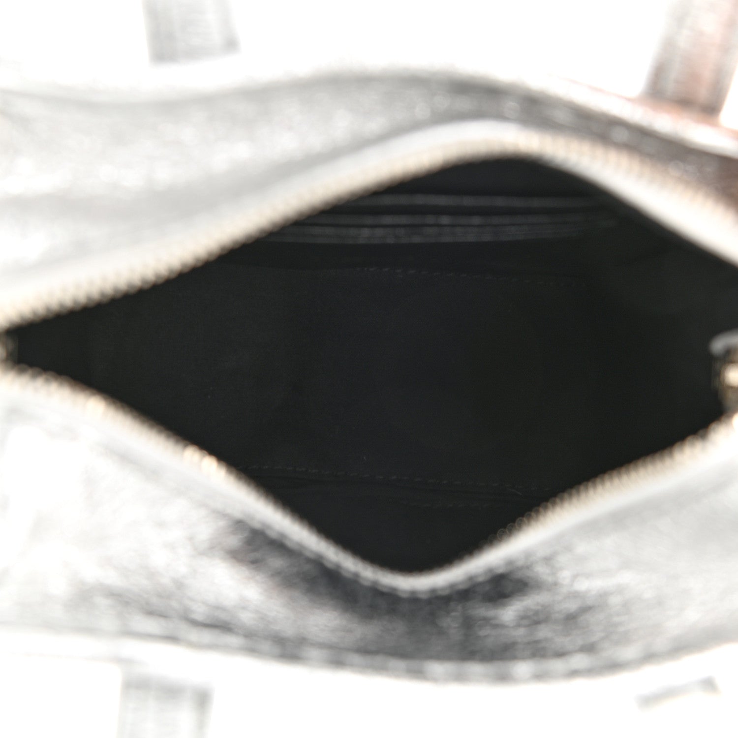 Balenciaga Metallic Calfskin XXS Bazar Shopper Tote Silver Hardware 5 of 10