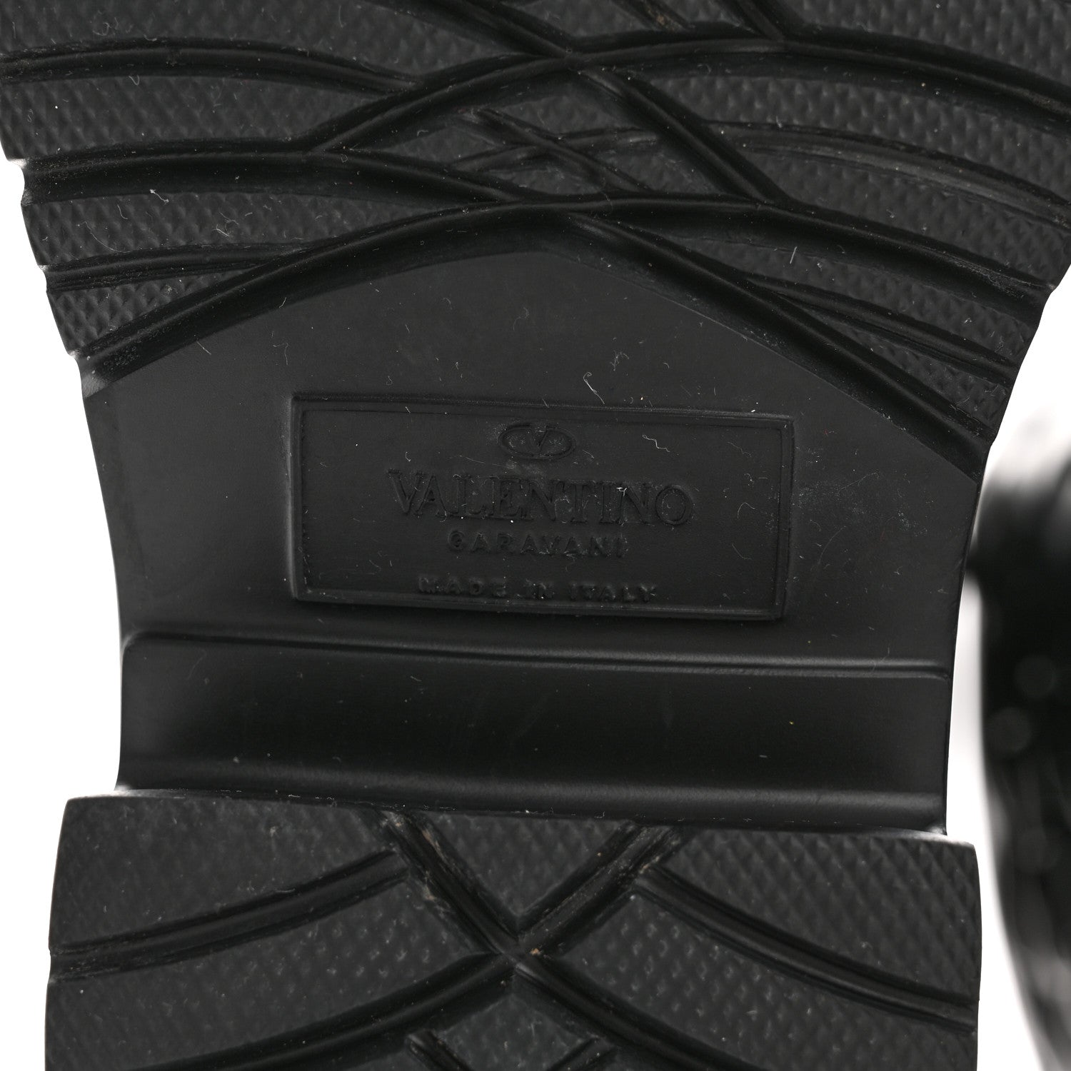 Valentino Garavani Rubber Atelier 03 Rose Edition 30/50mm Tall Rainboots 35 Black 6 of 9