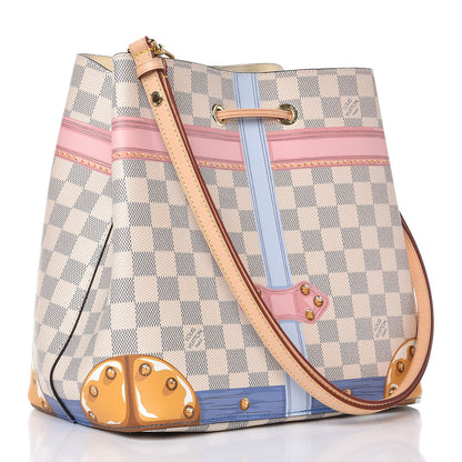 Louis Vuitton Damier Azur Summer Trunks Neonoe 3 of 8