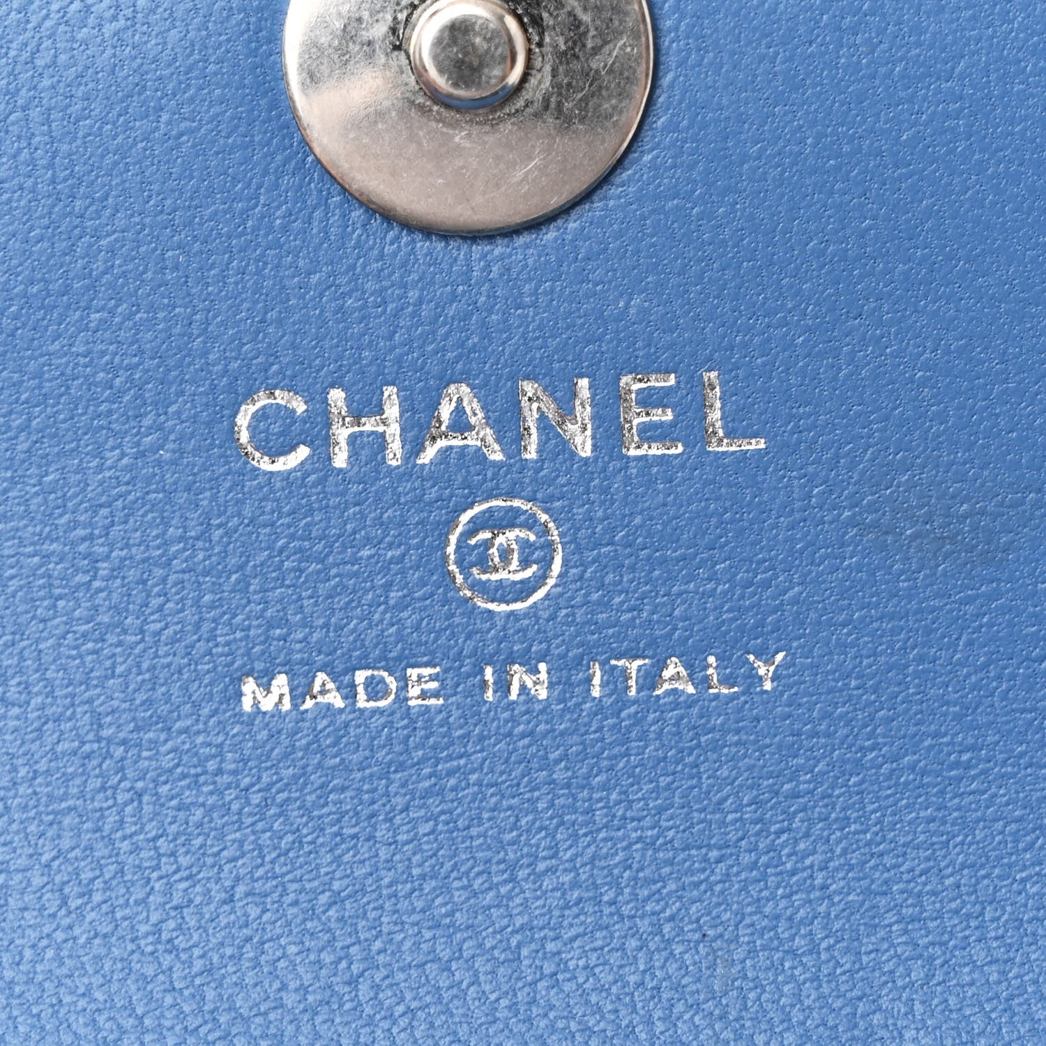 Chanel Denim Quilted Camellia Sweetheart Clutch With Chain Blue 6 of 11