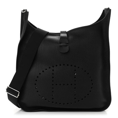 Hermes Taurillon Clemence Evelyne III TGM Black 1 of 10