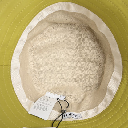 Loewe Lambskin Bucket Hat 57 Lime Yellow 7 of 8