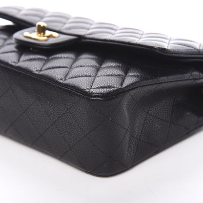 Chanel Caviar Quilted Medium Double Flap Black 8 of 10