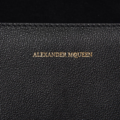 Alexander McQueen Little Stones Calfskin Small Insignia Flap Black 7 of 8