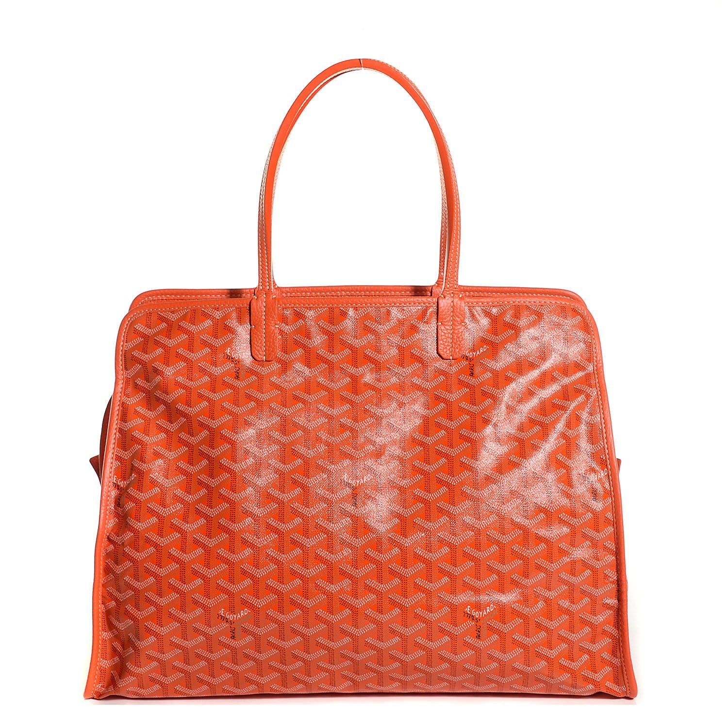 Goyard Goyardine Sac Hardy Pet Carrier PM Orange 1 of 12