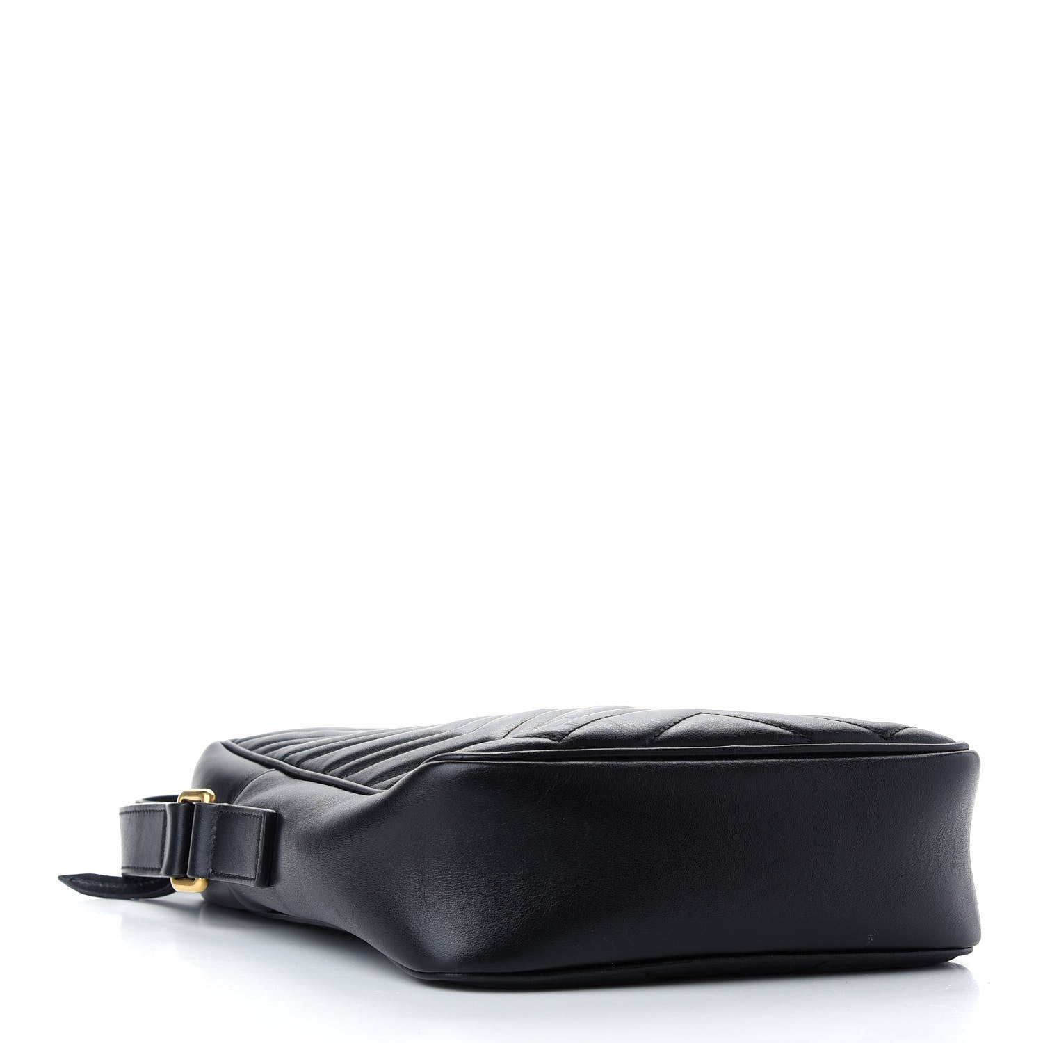 Gucci Calfskin Matelasse GG Marmont Travel Bag Black 4 of 10