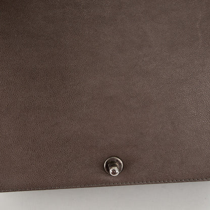 Chanel Calfskin Quilted Large Boy Flap Grey 8 of 9