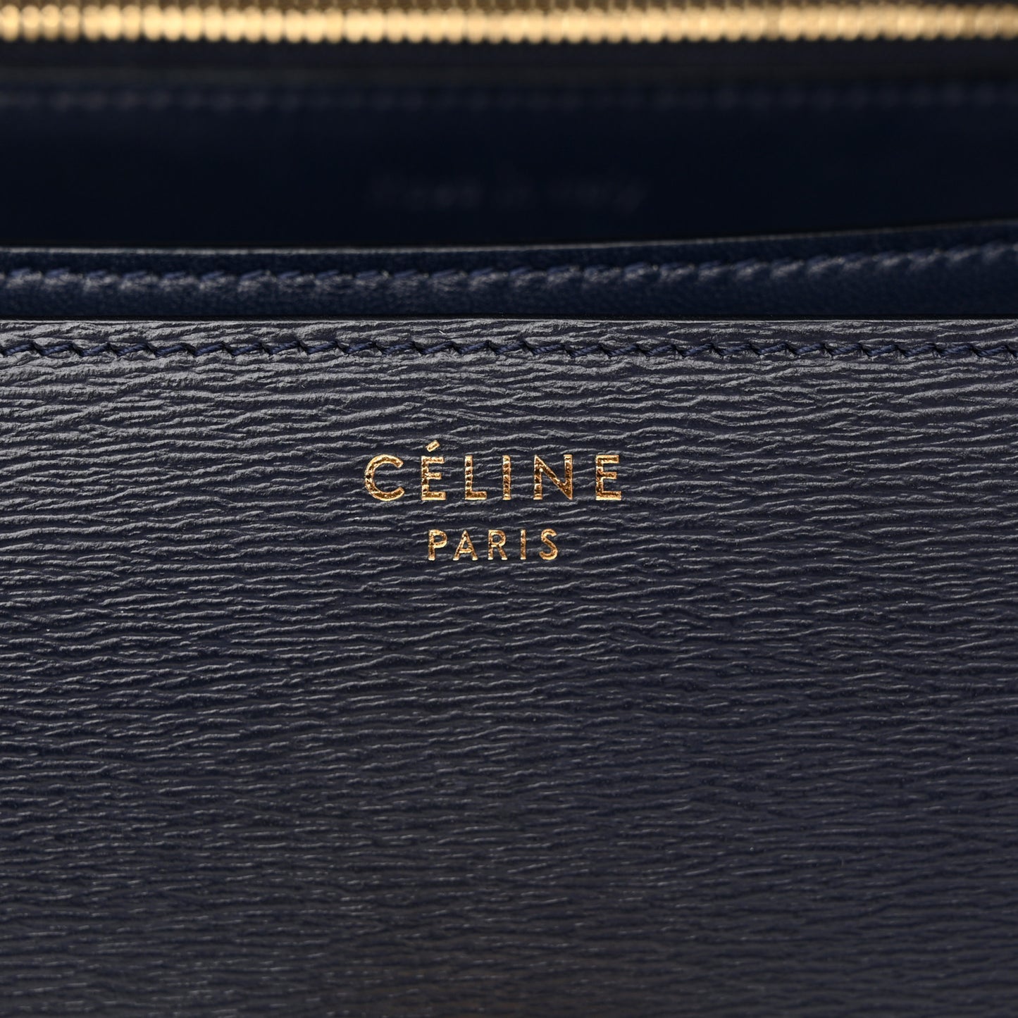 Liege Calfskin Medium Classic Box Flap Bag Dark Blue