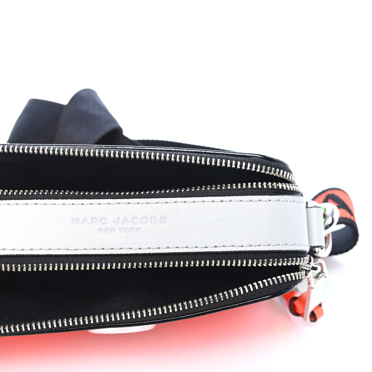 Marc Jacobs Saffiano Small Fluoro Snapshot Camera Bag Neon Orange 4 of 4